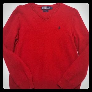 Polo wool sweater M/L.